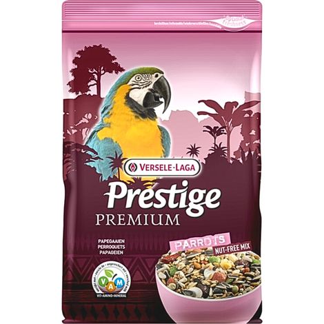 Versele Laga Parrots Premium 2kg senza noci - cibo per pappagalli di grandi dimensioni: are, pappagalli amazzoni, cacatua e altri (1/3)