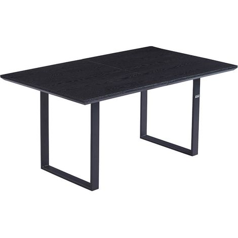 HOME DELUXE - Tavolo da pranzo quadrato allungabile AVENCIA incl. Piede a U - 160-200 x 100 cm  Colore: rovere scuro