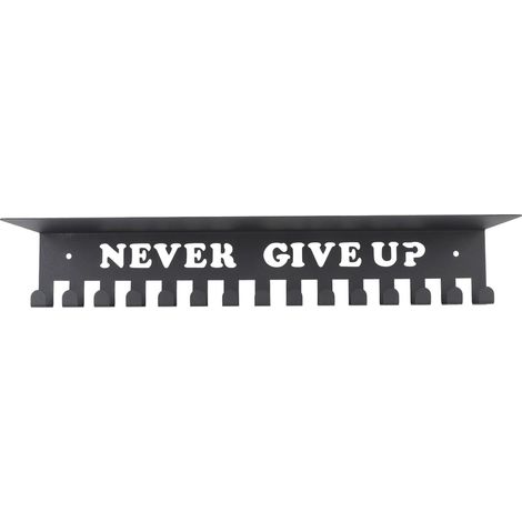 Metal Wall-Mounted Medal Hanger with Multiple Hooks for Medals, Ribbons, Keys, and Small Items 22-33 lb Capacity (1/5)