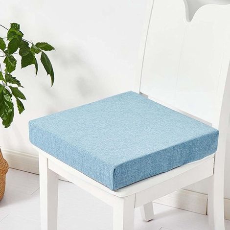 Cuscino per sedia da pranzo - 40x40 cm - Antiscivolo - Blu (1/5)