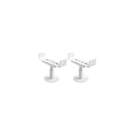 Lot de 2 supports de radiateur réglables en aluminium pour radiateurs en fonte, pieds de support montés au sol avec réglage de la hauteur de 8 à 13 cm