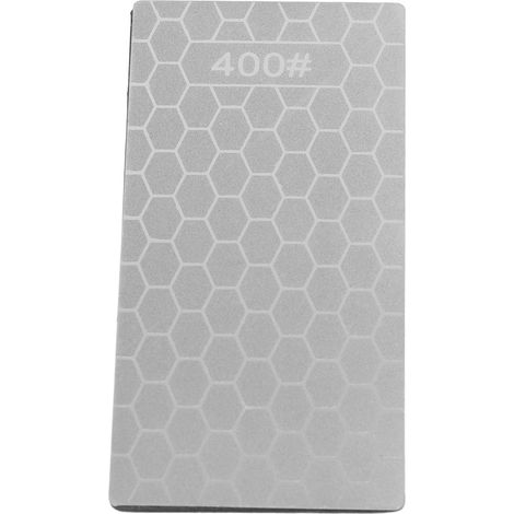 Pierre à aiguiser diamantée rectangulaire, plaque à aiguiser diamantée, outil de meulage pour la cuisine, grain 400 (1/5)