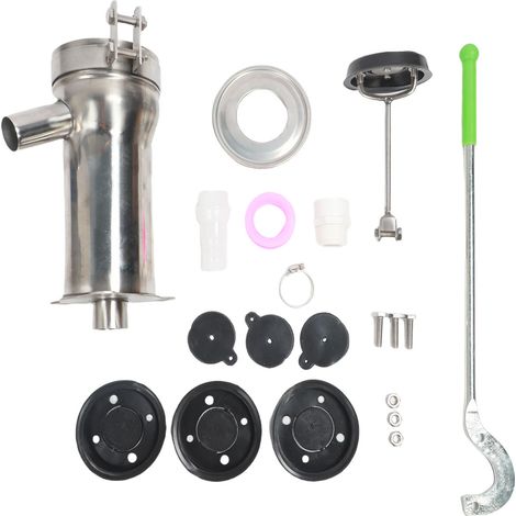 Pompe puits manuelle 8M 26FT inox – Aspiration eau profonde main jardin cour, pompe (1/5)