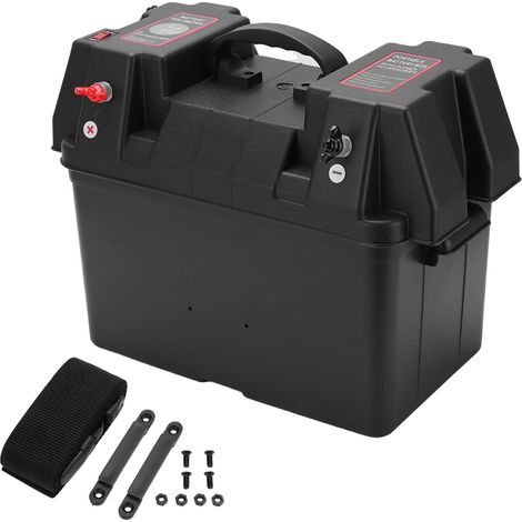 Boîtier de batterie de secours pour moteur, Center d'alimentation, accessoire marin Portable avec voltmètre pour voiture, camping-Car, Yacht, bateau, 12V (1/5)