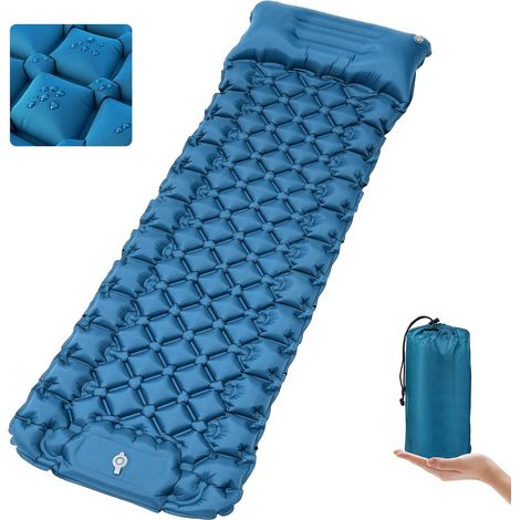 Matelas de camping gonflable avec oreiller, tapis de couchage (1/5)