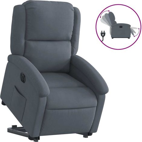 Maison Exclusive - Relaxsessel mit Aufstehhilfe Elektrisch Dunkel
