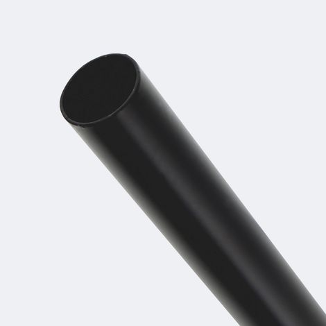 Tringle à rideaux Noir Mat de 250cm Diam.20 - Boulet (1/3)