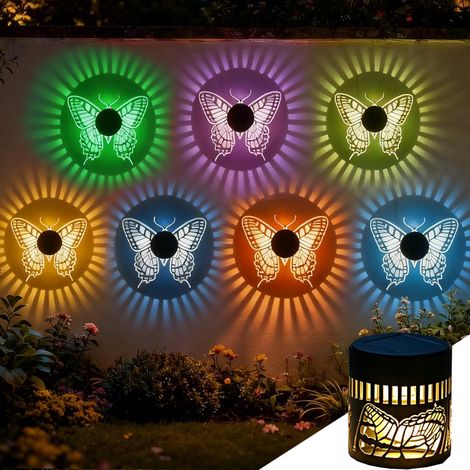 Lampe Solaire Exterieur Decorative, Papillon Lampe Solaire Exterieur Jardin (1/5)