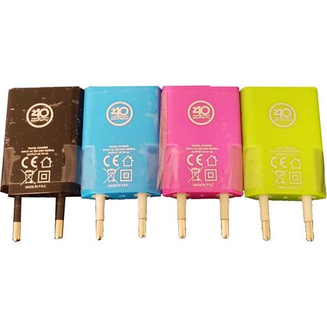 ADATTATORE USB CON LED BLU COLORI ASSORTITI