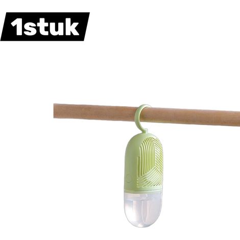 Boîte déshumidificateur suspendue réutilisable, anti-humidité et anti-moisissure, sac étanche. Pour maison, intérieurs et dortoirs, placards et armoires, verte (1/4)
