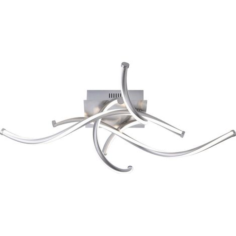 Plafonnier Smart Q-Malina 4x12,5w - 2700-5000K gris métallisé - 6539-55 (1/5)