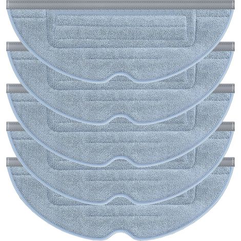 Chiffon De Nettoyage - Pour Aspirateur Robot Roborock S7 T7 T7plus - Lot De 5 Pièces (1/5)