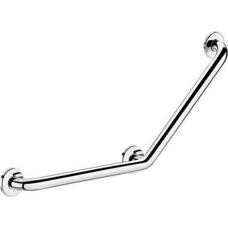Delabie - Abgewinkelter Haltegriff 135° Ø 32 400x400 mm Edelstahl 304 poliert