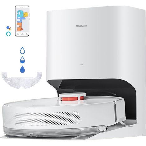 Robot Vacuum X10, aspirateur Intelligent, Collecte Rapide de la poussière, vidange Automatique, Nettoyeur-Laveur 2-en-1 Efficace, Jusqu’à 180 Minutes de Nettoyage en continu (1/5)
