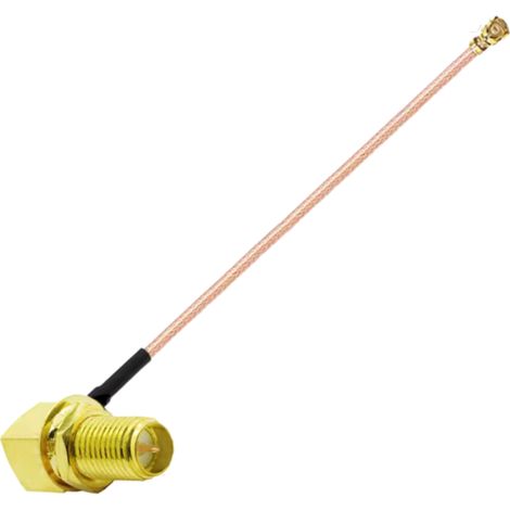 Pigtail uFL-Buchse / SMA-RP-Stecker RA RG178 50 cm