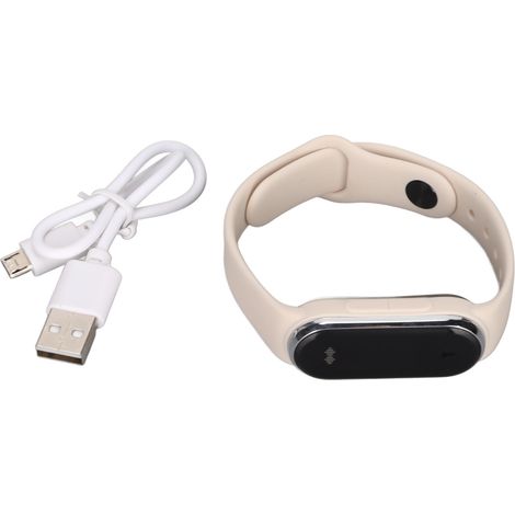 Bracelets anti-moustiques portables à ultrasons avec montre numérique LED blanche (1/5)