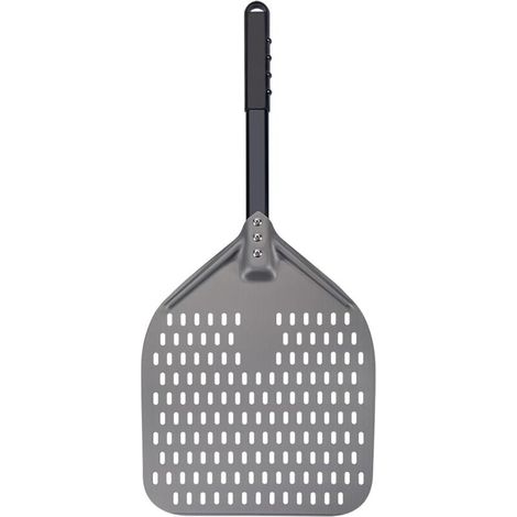Plaque à pizza perforée en aluminium anodisé dur, 30 cm, résistante aux hautes températures – idéale pour la cuisson maison de pizzas, pains et pâtisseries au four (1/5)
