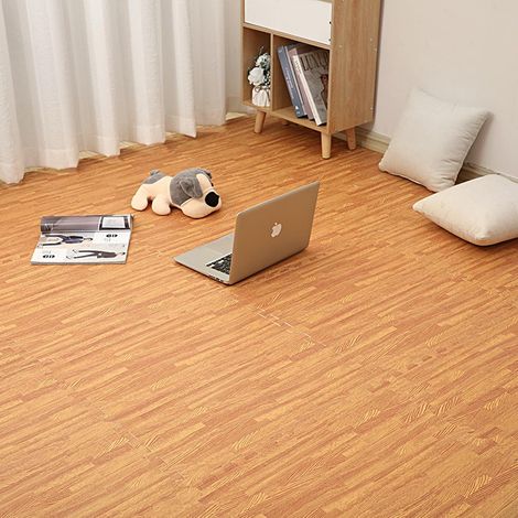 Lot de 12 tapis puzzle en mousse EVA pour enfants, 30 x 30 cm, couleur claire, pour salon et chambre à coucher (1/5)