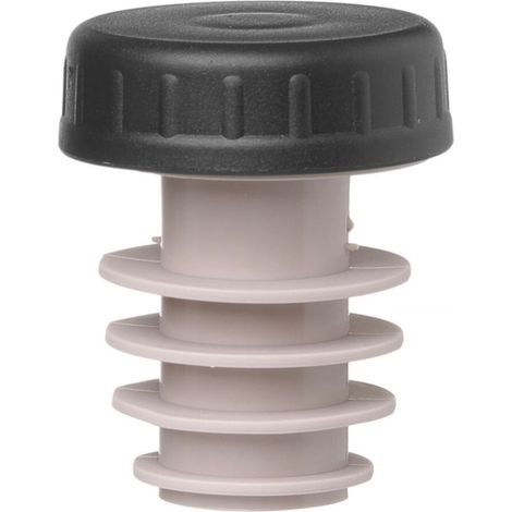 Tapón de corcho con tapón de rosca para botellas de hasta 20 mm de diámetro - 6 unidades.