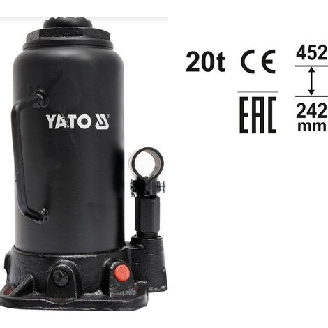 Yato YT-17007 gato hidráulico y caballete para vehículo