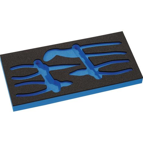 KNIPEX Werkzeugmodul Leereinlage 1/3-Modul 4000 871 292, 4-teilig (1/2)