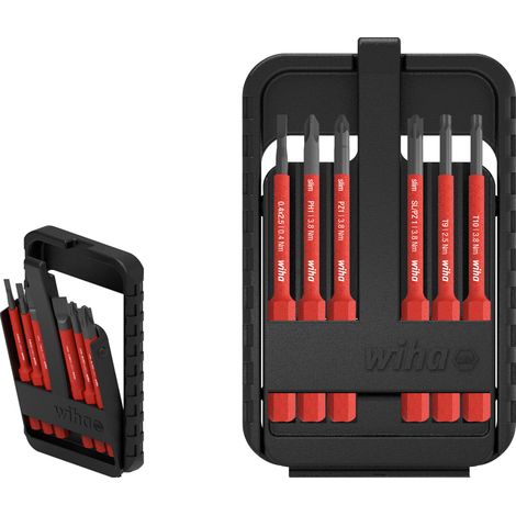 Wiha Inserto set slimBit electric Assortito, 6 pz. (44366)