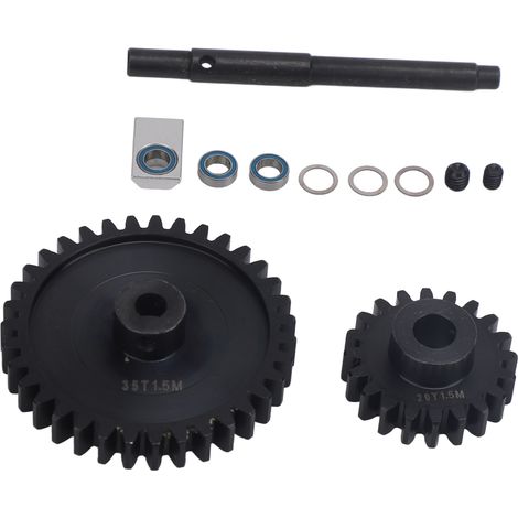 Kit de pignons droits en acier trempé 1,5 m, silencieux, 20T et 35T pour voiture RC XRT 1/5 (1/5)