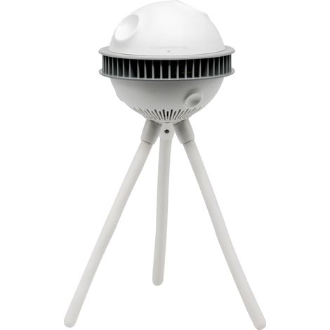 Ventilador para cochecito tipo pulpo, ventilador de refrigeración sin aspas, mini ventilador portátil, refrigeración de 360°, 4 velocidades, recargable por USB, seguro para bebés. (1/5)