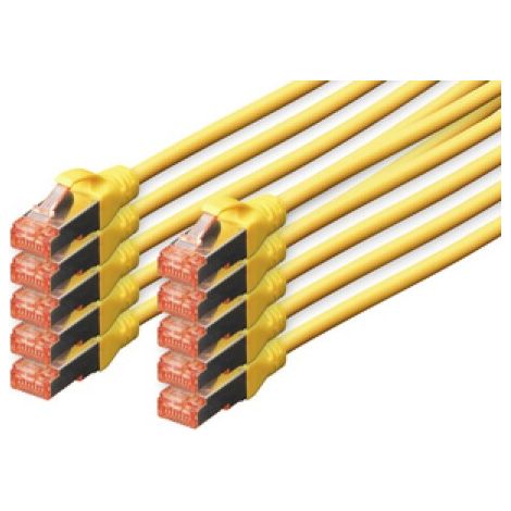 digitus DK-1644-020-Y-10 Ethernet-Kabel gelb 2 Meter