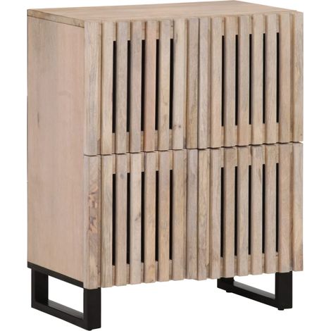 Sideboard 60x34x75 cm Massivholz Mango