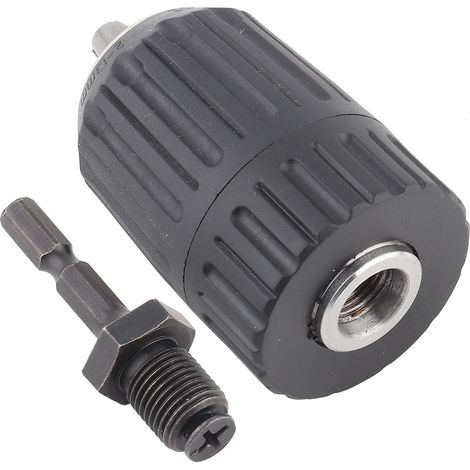 Schnellspannbohrfutter 2,0–13 mm 1/2–20UNF mit Kunststoffgehäuse und 1/4"-Sechskantbit