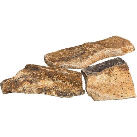 Angle Parement Pierre Naturelle Gneiss Madale Doré - Ti'ma Stone - Couche 1m² - Ti'ma Stone (1/3)