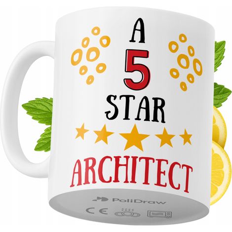 Lustiger Kaffee- oder Teebecher für Architekten mit witzigem Textdesign – ideal für Geburtstage, Namenstage, Feiertage und besondere Anlässe. Hochwertiger Becher für Zuhause, Büro und Arbeit. Farbe: W