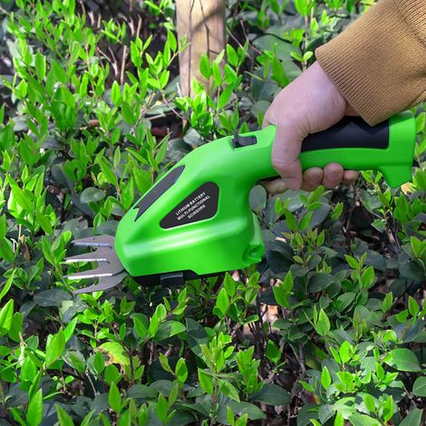 Ciseaux de Jardin Électriques à Batterie Lithium Puissants pour Taille-Haies Facile d'Utilisation en Une Main - Livrés avec Batterie Intégrée-KZQ (1/5)