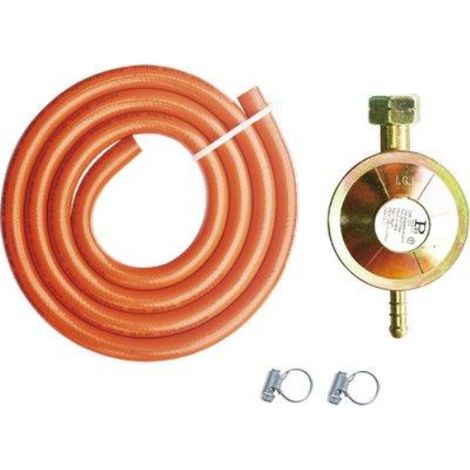 Regolatore gas gpl bp taratura fissa kit project tubo mt 1,5 + fascette pz 2 (2 pezzi) Project03