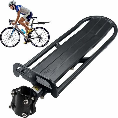 Fahrradträger, Gepäckträger fürs Heck, universell verstellbarer Gepäckträger, Fahrradzubehör, Schnellverschluss-Fahrradträger, max. 10 kg, schnelle Montage (1/5)