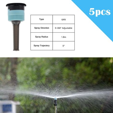 (A5Pcs-Chine continentale) 5 buses de rechange pour arroseurs escamotables, orientables de 0 à 360°, pour l'irrigation des jardins, parcs, pelouses et exploitations agricoles. (1/5)