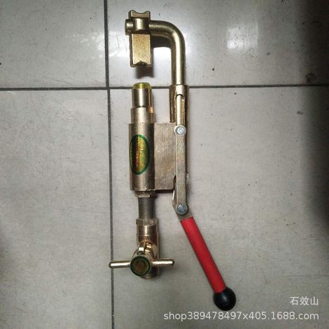 Pistolet de remplissage de gaz avec vanne à fermeture automatique pour bouteille de GPL, tube de remplissage de gaz pour bouteille de gaz, embout à crochet en cuivre, pistolet de remplissage, tube de