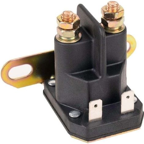 Relais de solénoïde de démarreur 12 V 862-1211-211-16 AM138068 - Compatible avec les tracteurs de pelouse Trombetta John Deere MTD Cub Cadet 725-04439 LA100 LA105 LA110 LA115 LA120 LA125 LA135 LA140 L (1/4)