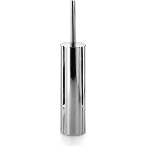 Lineabeta - Runder Wand-/Stütz-Toilettenbürstenhalter aus poliertem Stahl (1/2)