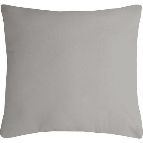 Coussin polyester uni 40 x 40 cm Pop color mastic (1/3)