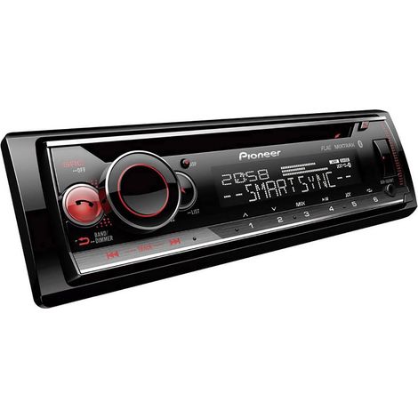 PIONEER Auto Radio CD - RDS - 4 x 50w - USB - Bluetooth - Multi Colors Smart Sync (1/2)