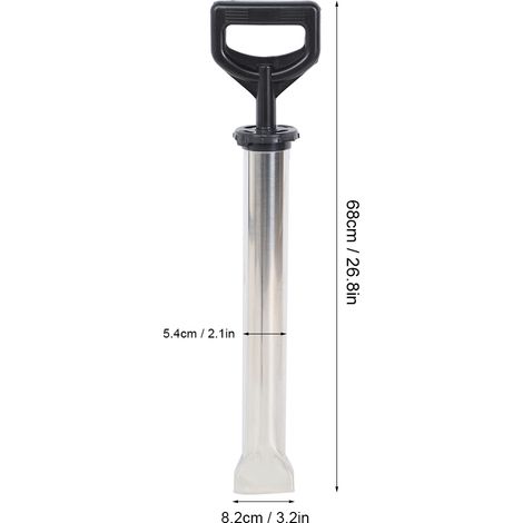 Pistola de inyección de lechada con boquilla plana, herramienta para juntas de azulejos y ladrillos, acero inoxidable 304. (1/5)
