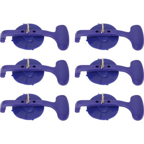 Lot de 6 Pinces à Ventouse, Outil de Collage de Réparation de Pare-Brise en Verre à Ventouse Forte pour Voiture Domestique (1/5)