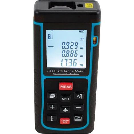 Lasermètre 60 M avec fonctions Pythagore -