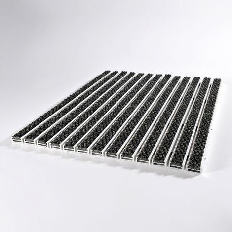 Paillasson encastrable 17mm Cadre alu 20mm 100x100cm Anthracite