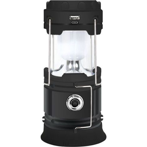 Lampe de camping à LED à charge solaire, tente de camping multifonctionnelle, (1/4)