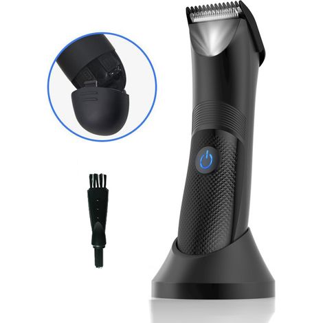 Rasoir électrique pour hommes, tondeuse multifonctionnelle, pour les poils du corps et de la zone pubienne, fonctionne sur piles. (1/5)