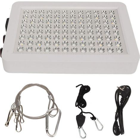 VEG BLOOM 192 LED Vollspektrum-LED-Pflanzenlampe für Zimmerpflanzen, Doppelschalter (1/5)