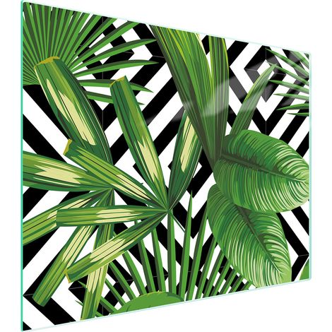 Planche à découper en verre 52x40 feuilles (1/5)